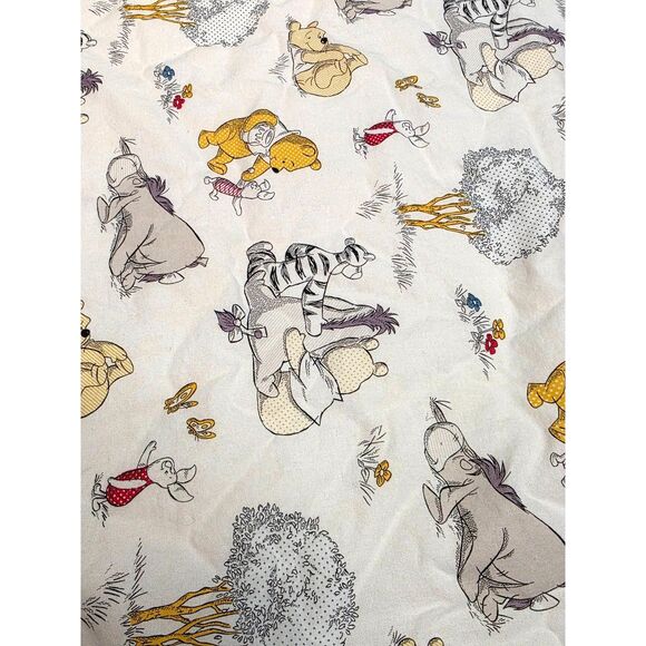 Winnie The Pooh and Friends Reversible Baby Crib Blanket - Picture 4 of 5